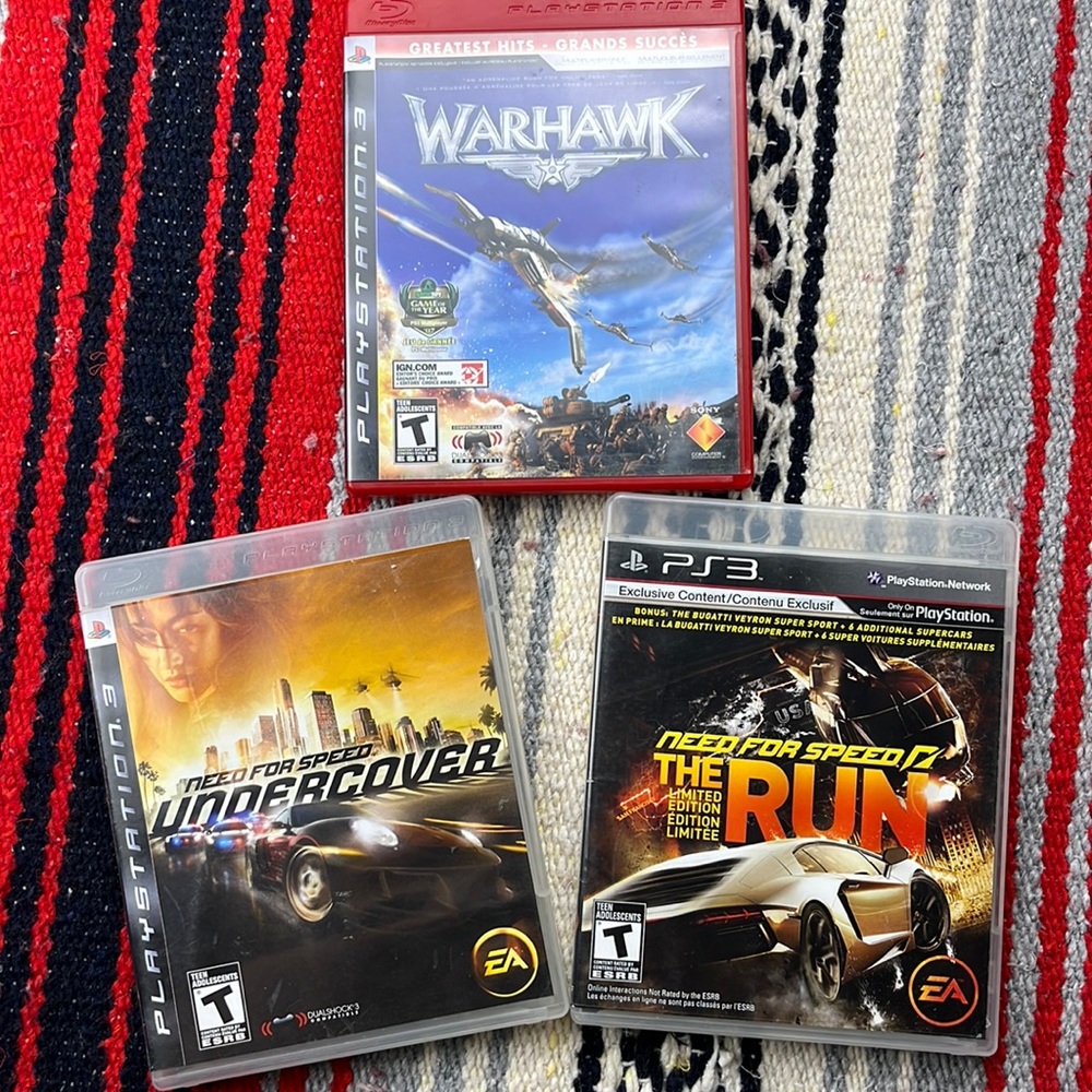 Bundle of 3 PS3 Games | Need For Speed Bundle